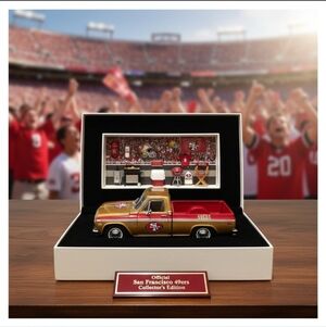 Danbury Mint 1972 Chevy Cheyene 49ers Pickup Tailgater Truck Rare